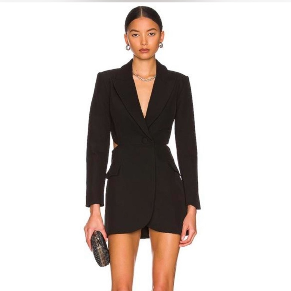 NBD Small open back blazer dress